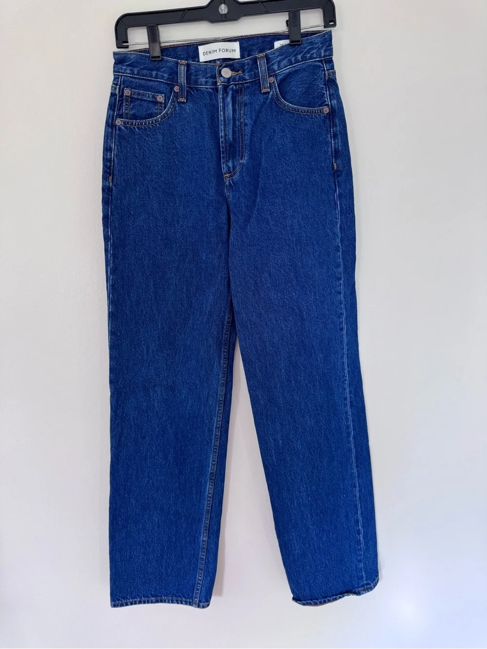 Denim Forum The 90s Iggy Low-Rise Baggy Jeans Under Pressure Dark Wash size 23